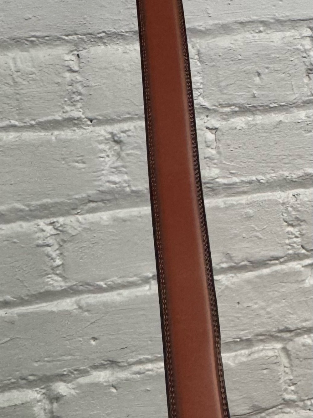 Men’s Brown Leather Belt Strap — Smooth Finish